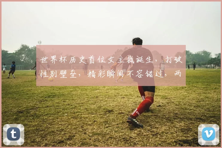 世界杯历史首位女主裁诞生，打破性别壁垒，精彩瞬间不容错过，两大亮点值得关注